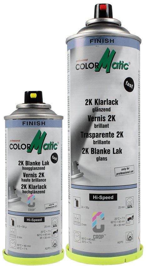 Colormatic 2K Blanke Lak Hoogglans in Spuitbus - Levering -