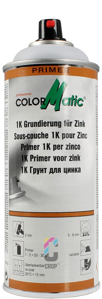 Hertellen bunker Wrijven Colormatic Zink Primer Grijs in Spuitbus - CROP