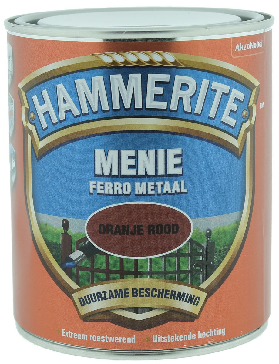 Smaak toonhoogte Christian Hammerite Menie - Rood