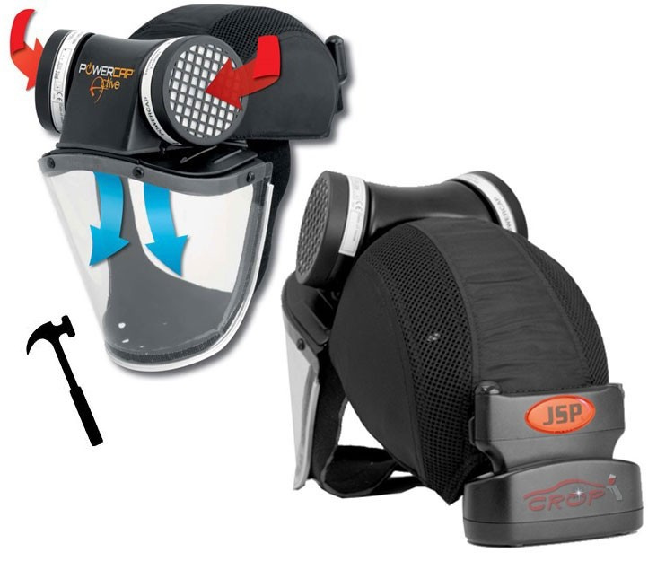 JSP Active Leightweight Battery Powered Air Respirator with Impact Protection Version) -