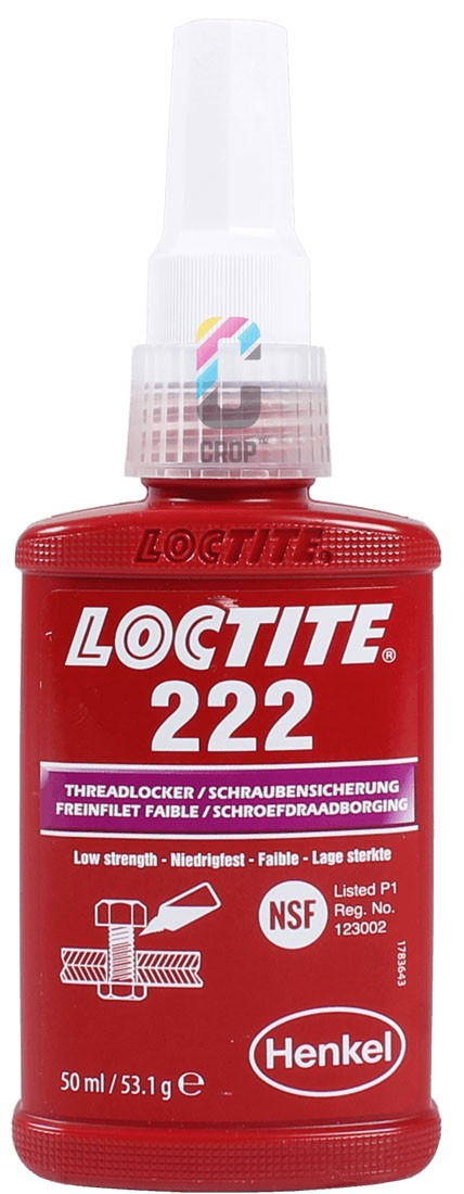 LOCTITE 222 Threadlocker Purple 50ml - Low strength