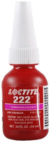 LOCTITE 222 Fijador de Tornillos Botella 10 ml