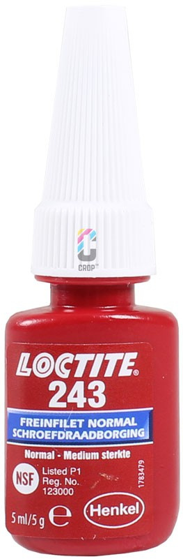 Loctite THREADLOCKER 243 LOCTITE MEDIUM-STR. 5 ML