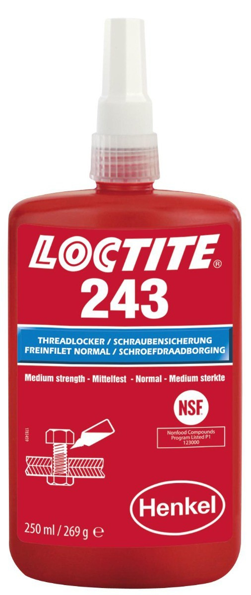 Henkel Loctite 243 50ml Medium Strength Threadlocker Adhesive USA