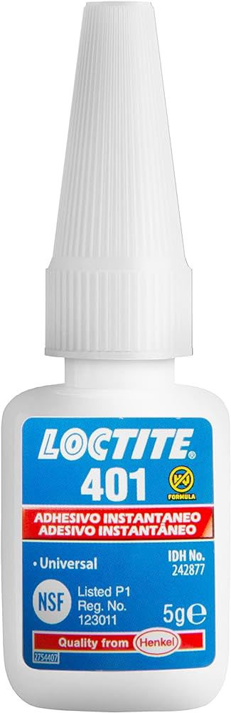 LOCTITE 401 Super Glue 5 grams - Transparent - CROP