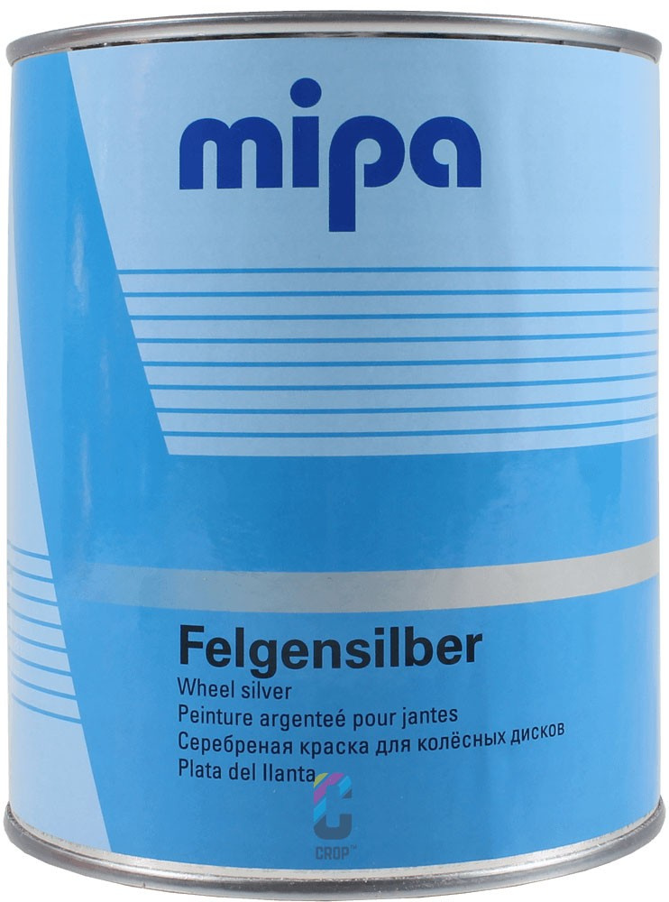 MIPA 1K Felgensilber - Felgenlack in der Dose - CROP