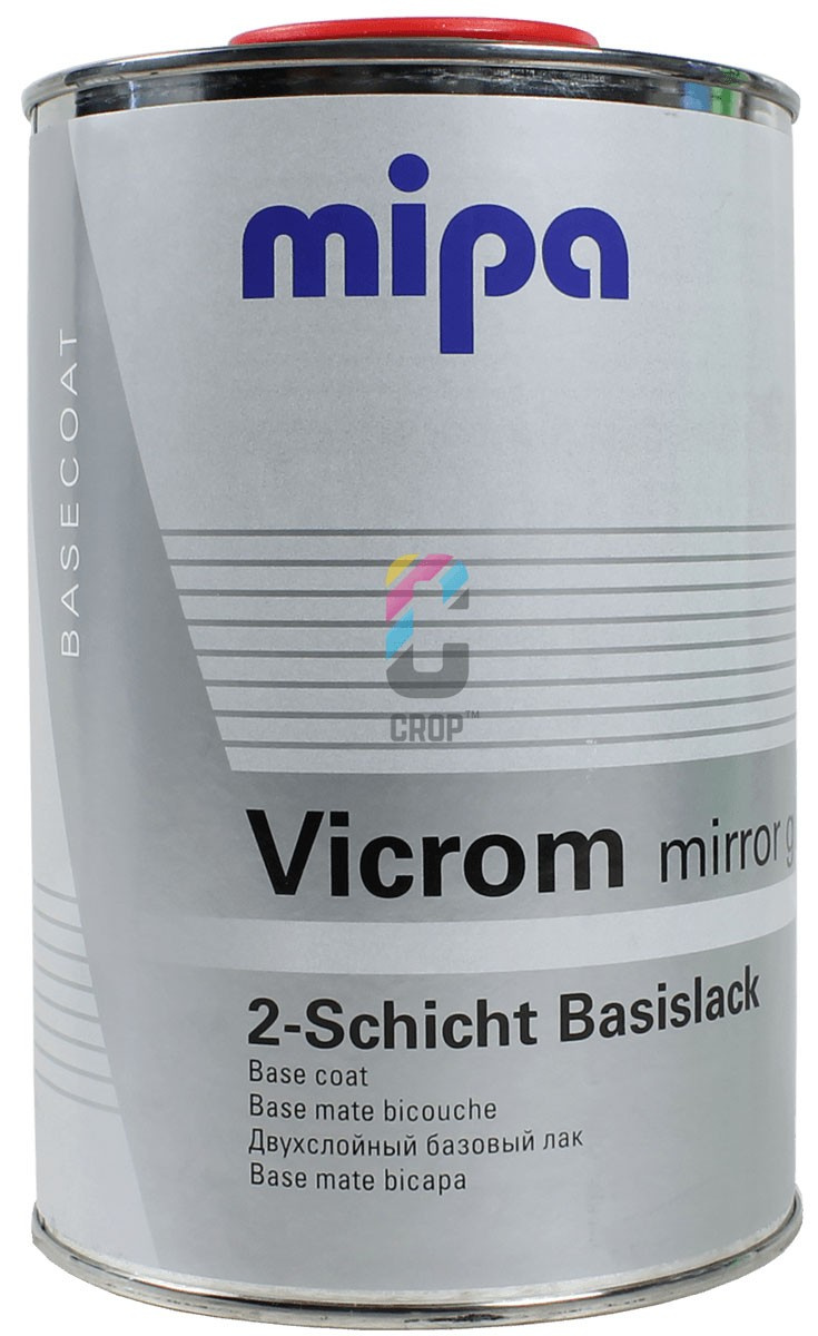 Peinture chrome à effet miroir - Vicrom de MIPA - bidon 1 litre - CROP