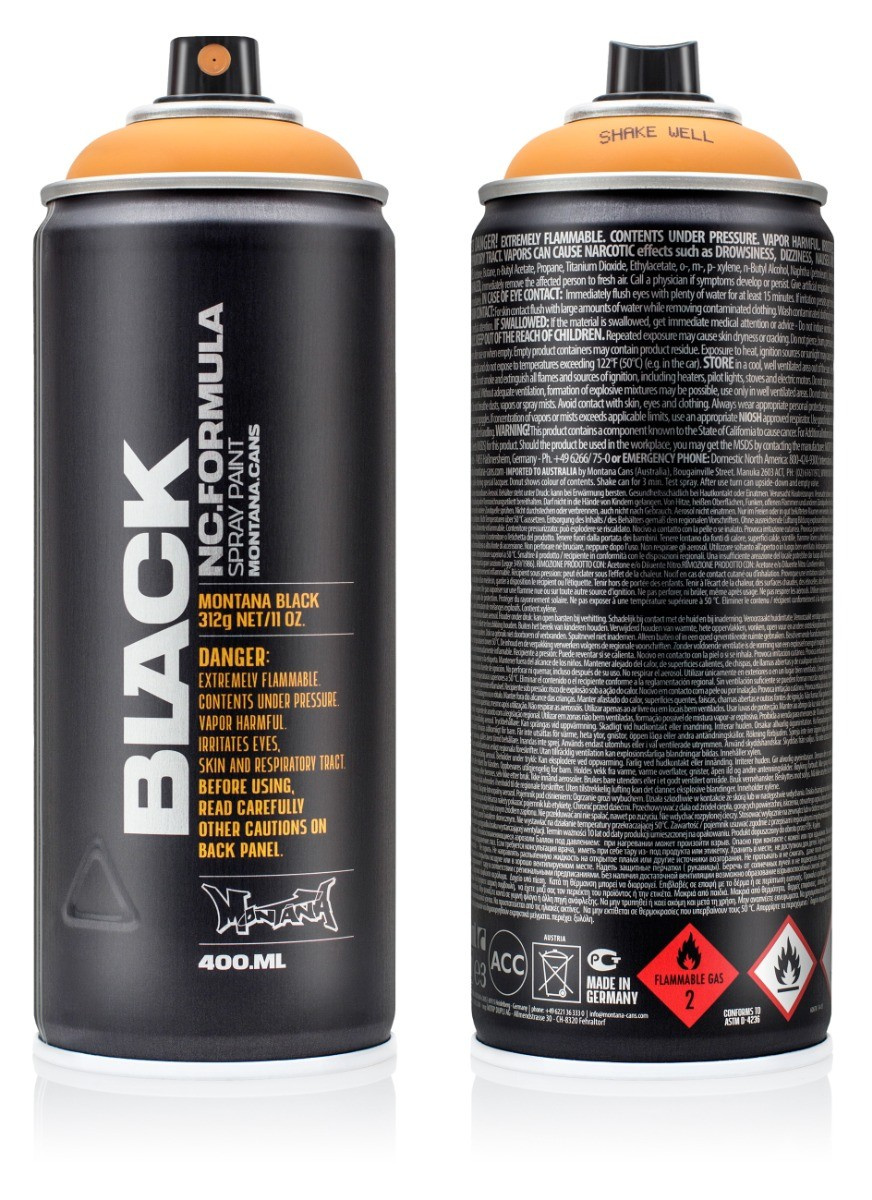 Montana Black Spray Can 400ml