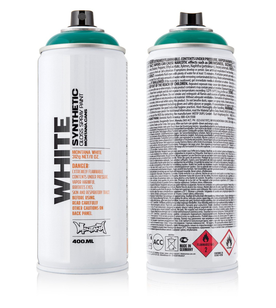 Montana WHITE 6270 Dark Wave Spray Can 400ml - CROP