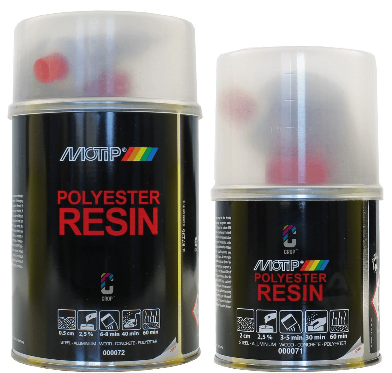 Caius uitgehongerd verwarring MoTip 2K Polyester Resin + Hardener - CROP