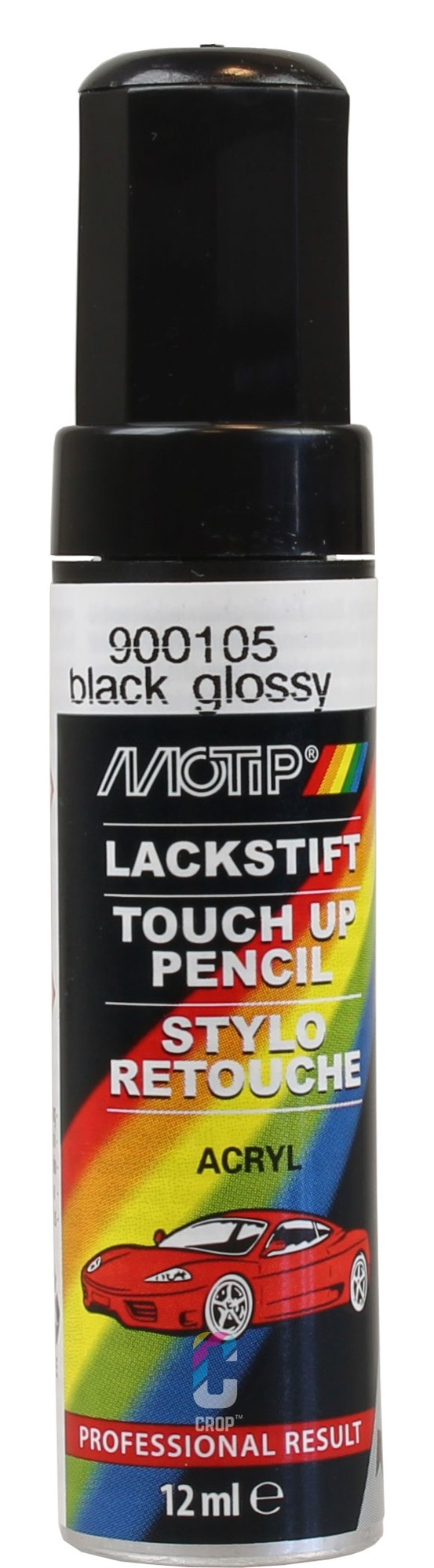 Lackstift Schwarz Glänzend, Pinsel und Stift in einem für präzise