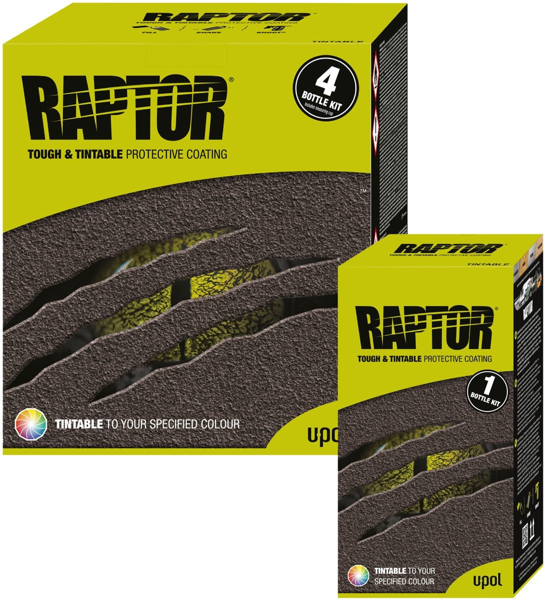 Raptor Liner Rivestimento Protettivo Antigraffio Con Catalizzatore -  Colorabile - CROP