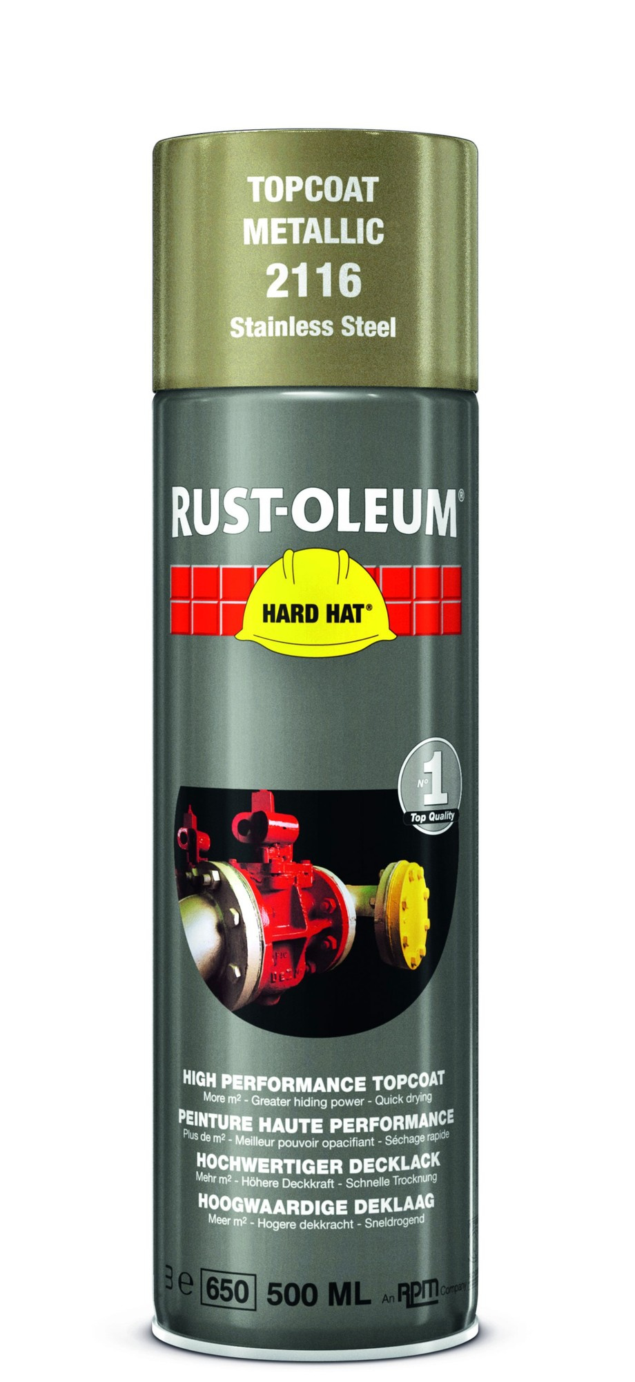 Rust-Oleum RVS Metallic Lak in - CROP