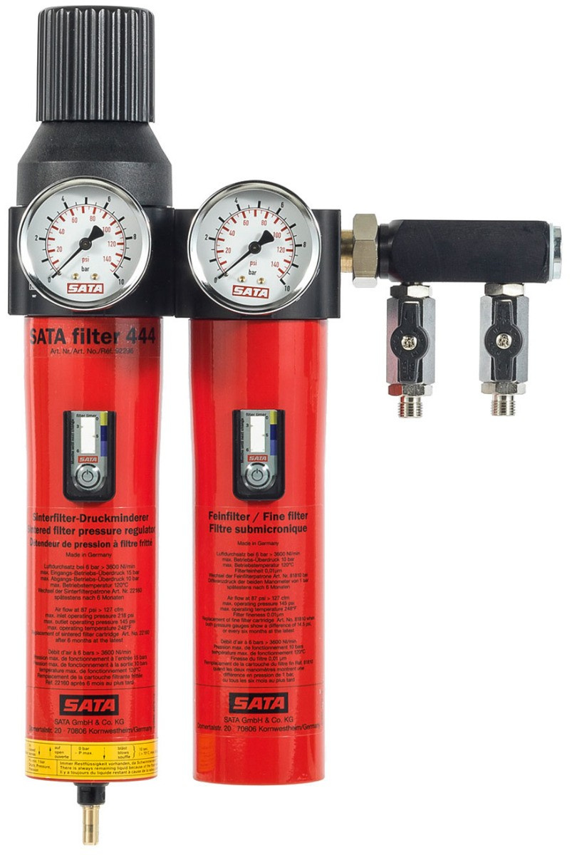 SATA 444 Wasser- & Ölabscheider + Druckregler & Abführmodul - CROP