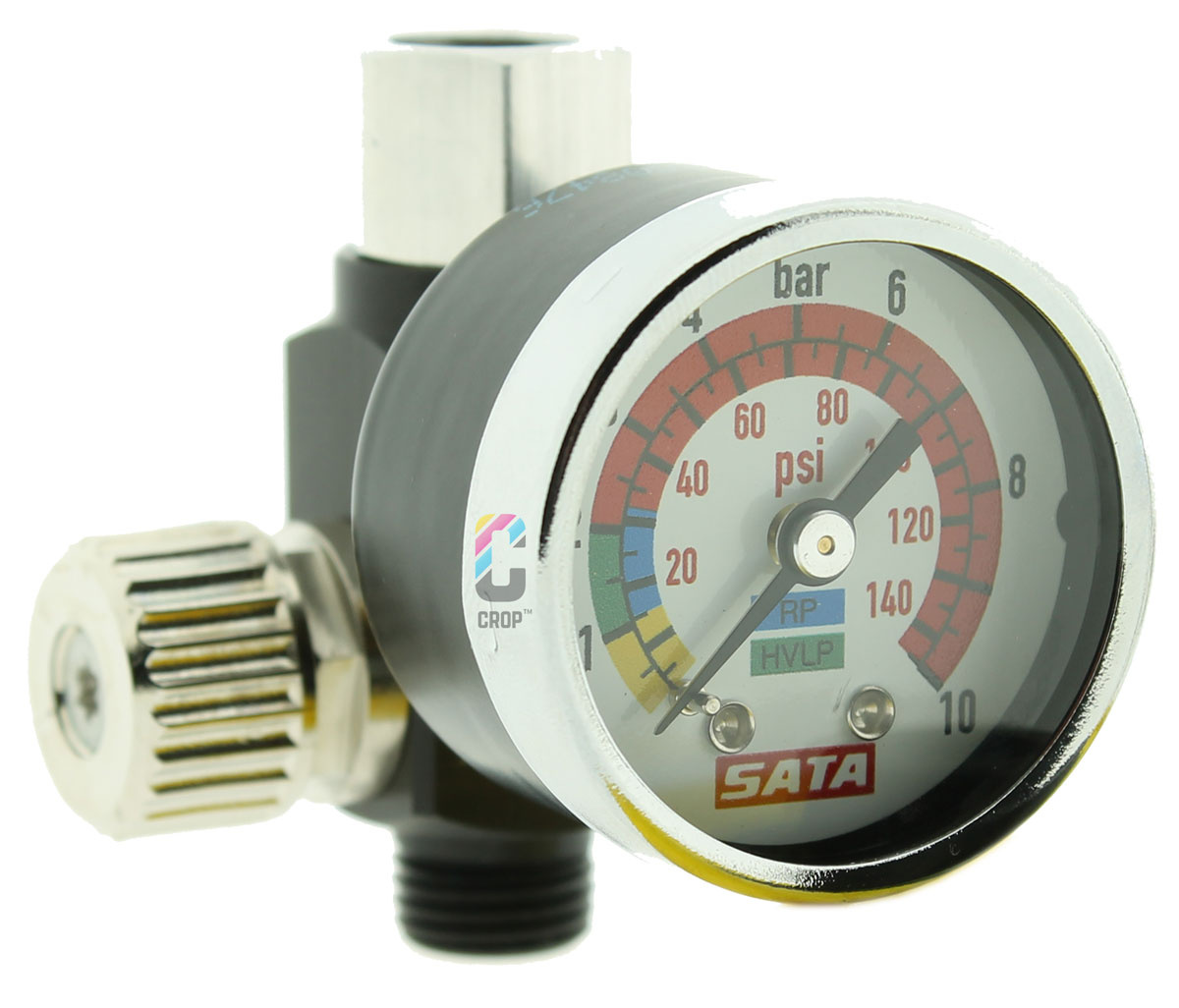 Digitaler Manometer Pneumatisches Luftdruckregler Werkzeug für Spritzpistole