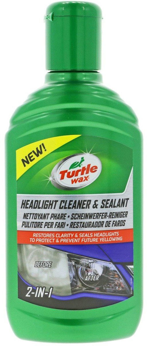 turtle wax 2in1 headlight cleaner & sealant is a fast way to restore
