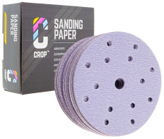 CROP Disco abrasivo ceramico viola 150mm grana 150 - 50 pezzi
