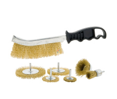  CROP Set Spazzole In Acciaio - 7pz