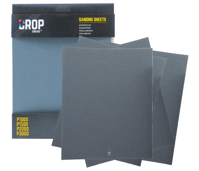 CROP Waterproof Schuurpapier Set - P1000 + P1500 + P2000 + P3000