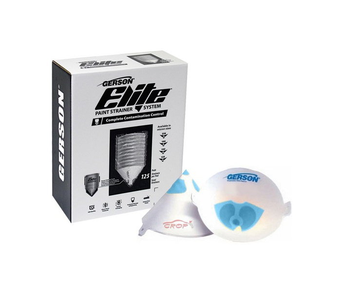 GERSON Elite Extra Fine Nylon Paint Strainers with Blue Filtertip - 125 Mikron, 125 pieces GERSON Elite Extra Fine Nylon Paint Strainers with Blue Filtertip - 125 Mikron, 125 pieces