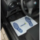 Paper Floor Mats on a plastic film / 500 pieces
