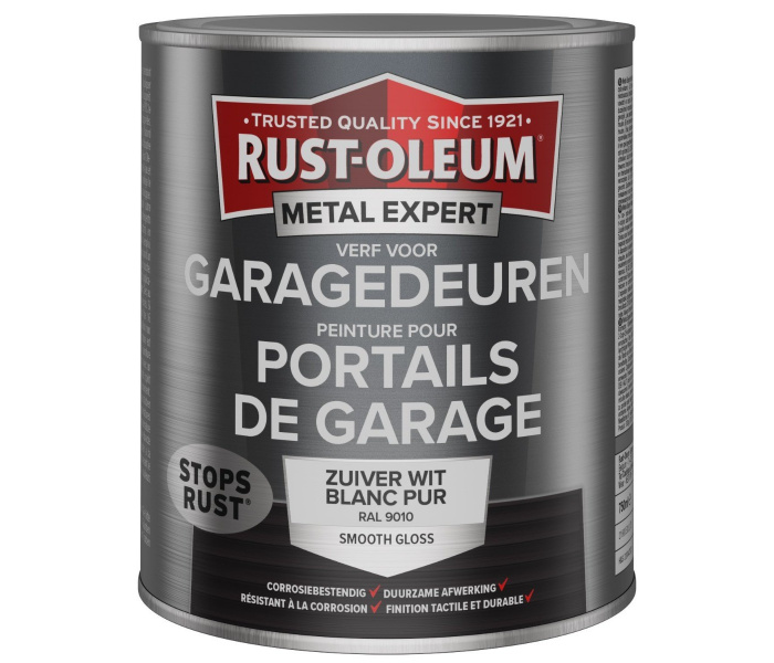 Rust-Oleum Metal Expert Garagedeur Verf Wit 750ml