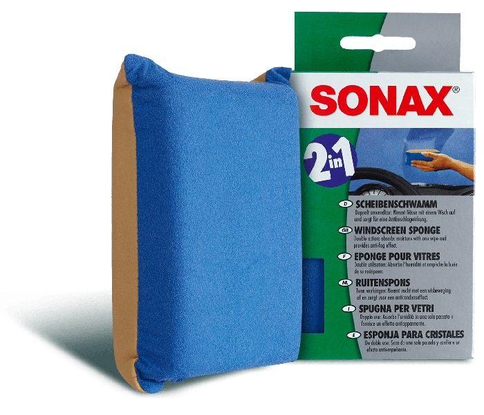 SONAX Anti Beschlag Schwamm 2in1