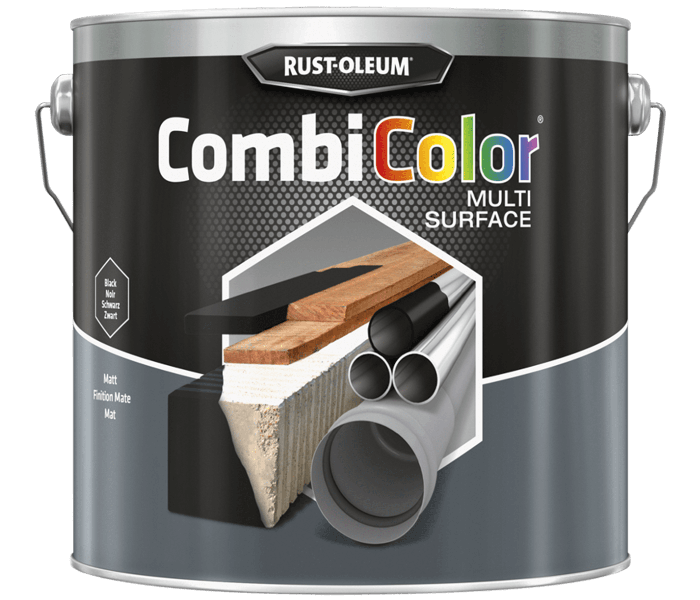 Rust-Oleum CombiColor Multi-Surface Mat RAL9005 - 2,5 liter