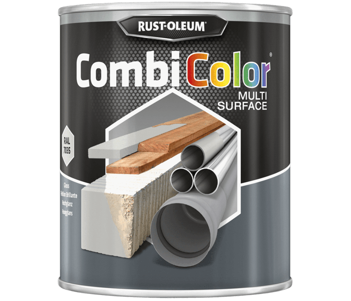 Rust-Oleum CombiColor Multi-Surface Hoogglans RAL7035 - 750ml