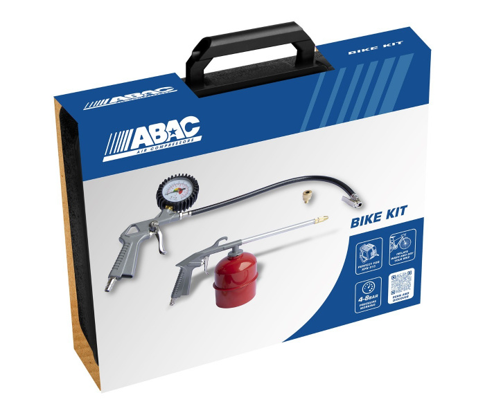 ABAC Kit d'air comprimé pour vélo en coffret - CROP