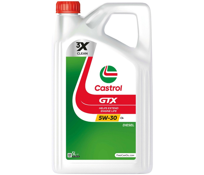 Castrol GTX 5w30 C4 olie 5 liter