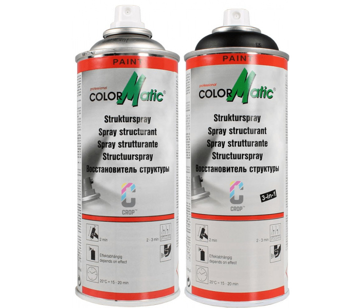 Colormatic Kunststoff Strukturspray in Sprühdose 400ml - CROP