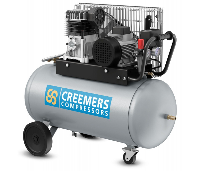 CREEMERS 254-90 Compressore Mobile 90lt - 10 Bar - CROP
