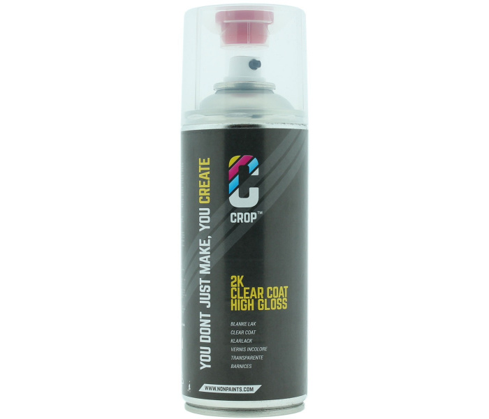 CROP 2K Clear Coat Spray High Gloss - Professional - CROP