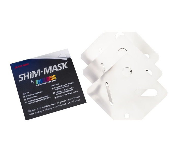 DEVILBISS SHIM-MASK Masking and Cover Template - 3 pieces