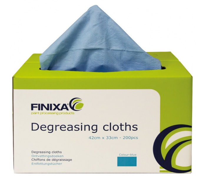 FINIXA Degreasing Cloths in Dispenser Box - 200 pieces 