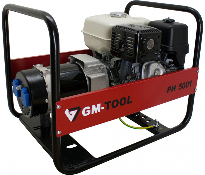 GM-Tool PH5001 Petrol Open Single Phase Generator - 4300 Watt 