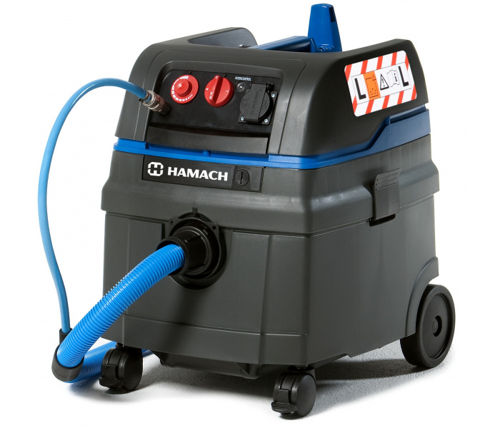 HAMACH HMV6-L EA/PA Aspirapolvere per acqua e abrasivi *elettrico e  pneumatico automatico* - CROP