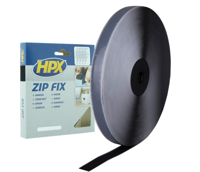Velcro HPX (gancio) NERO 20 mm - 25 metri - CROP