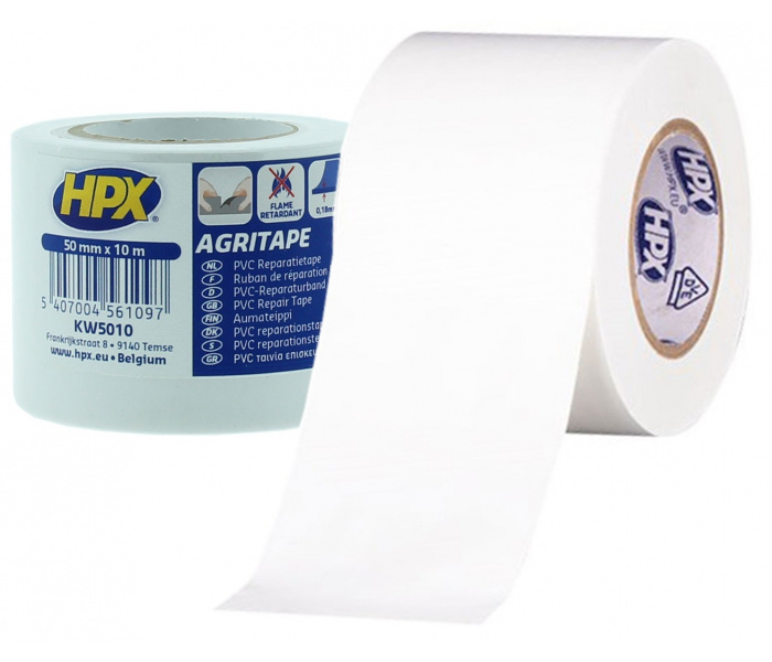 HPX PVC tape WIT 50mm - 10 meter