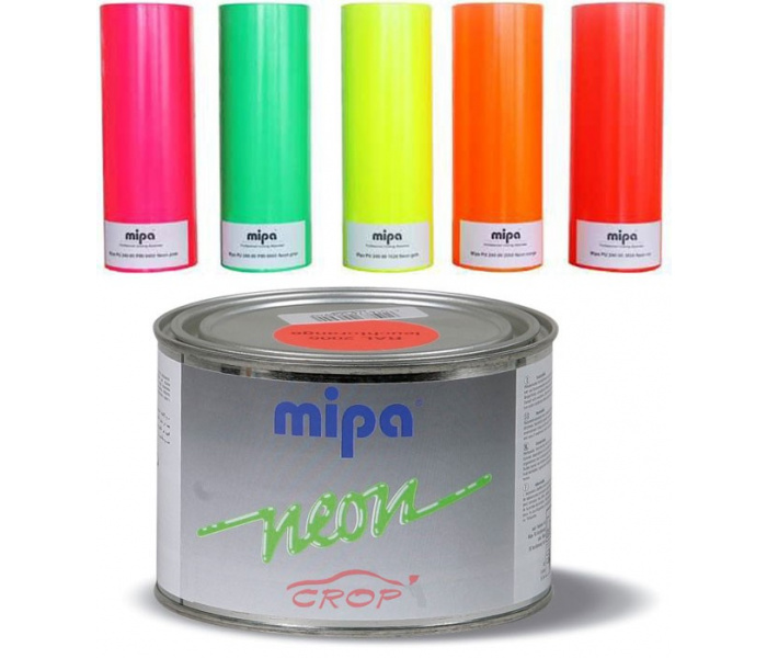 MIPA Neon Fluorescent 1K Colour Made Daylight Lacquer 0,5 Litre - CROP