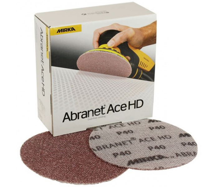 MIRKA ABRANET Ace Sanding Discs - 150mm, 50 pieces