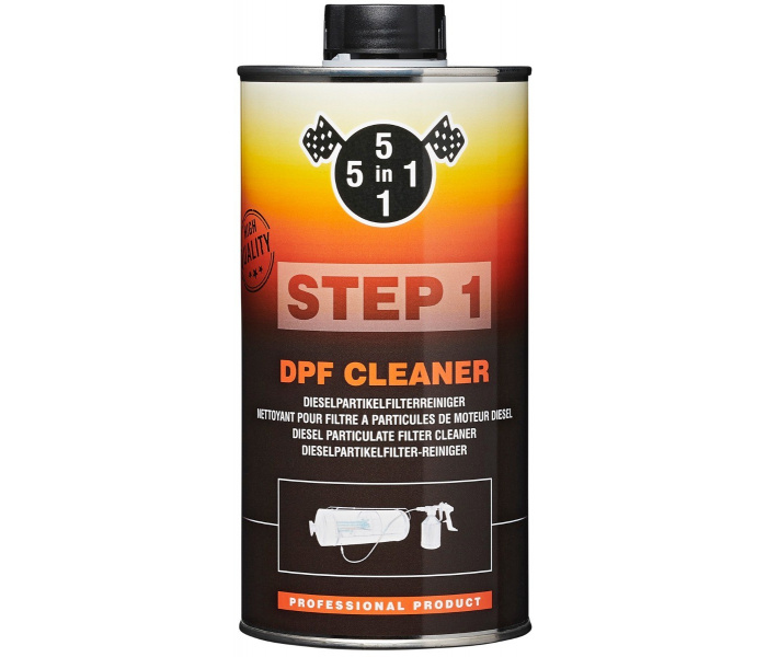 5in1 DPF Cleaner 1000ml Step 1 (Green) - CROP