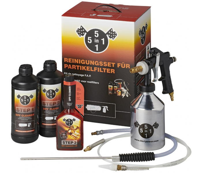 5in1 DPF Cleaner-Regenerator Kit