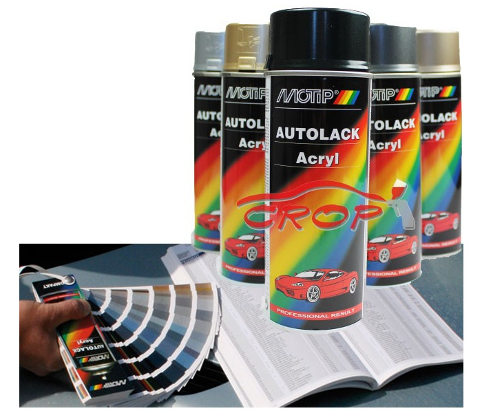 MOTIP Kompakt 1K Car Paint in 400ml Aerosol - MoTip Colorcode