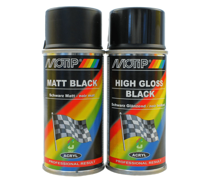 MoTip / Dupli-Color Laca Pizarra Negra Mate en lata de 375ml