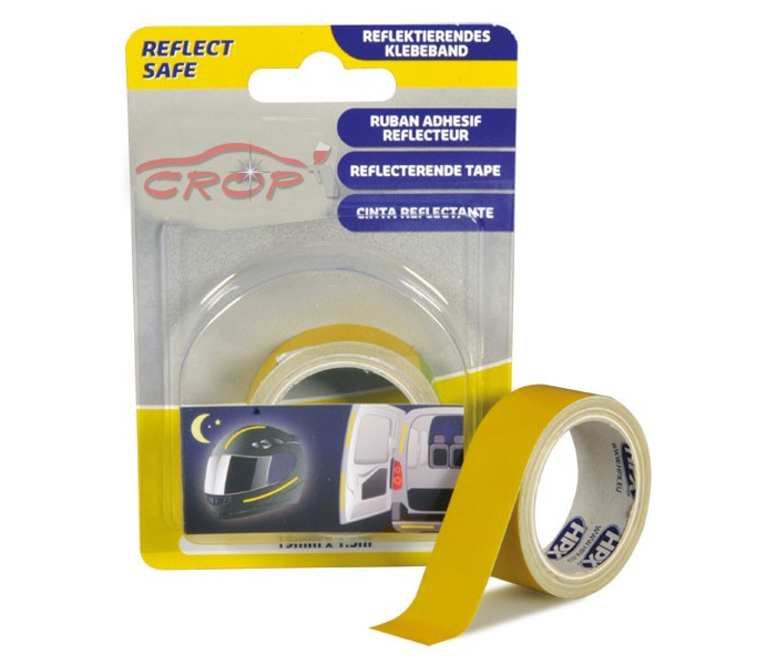 REFLECT TAPE Self-adhesive Reflective Tape Yellow 19mm x 1,5 meter