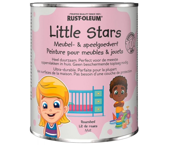 Rust-Oleum Little Stars Meubelverf en Speelgoedverf Rozenbed 750ml