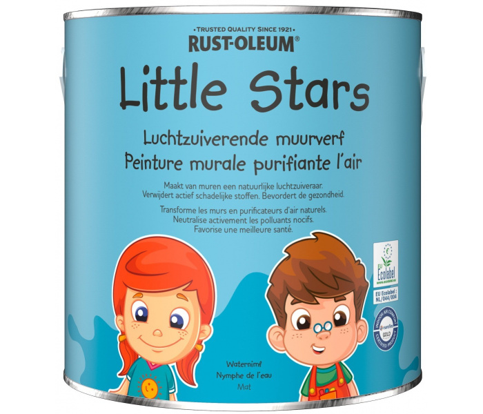 Rust-Oleum Little Stars Luchtzuiverende Muurverf Waternimf 2,5 liter