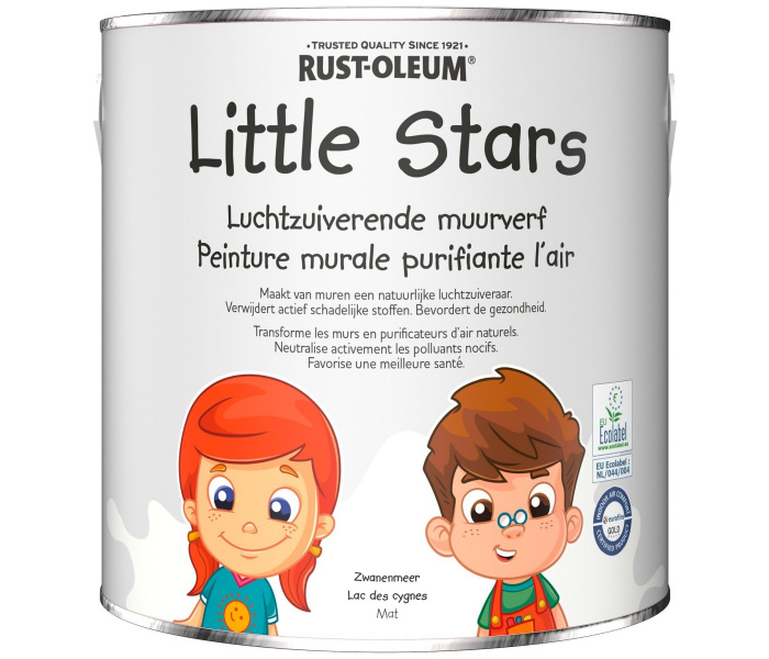 Rust-Oleum Little Stars Luchtzuiverende Muurverf Zwanenmeer 2,5 liter